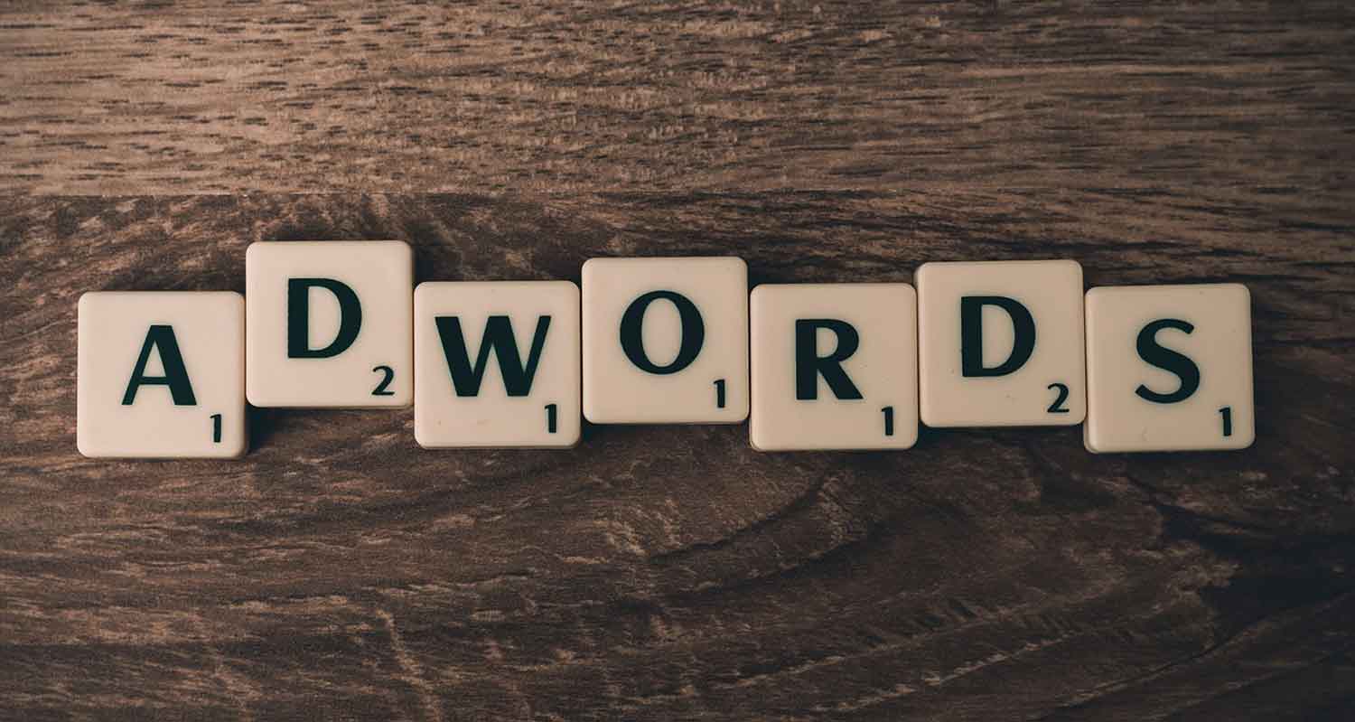 Scrabble Tiles Spelling Out Adwords