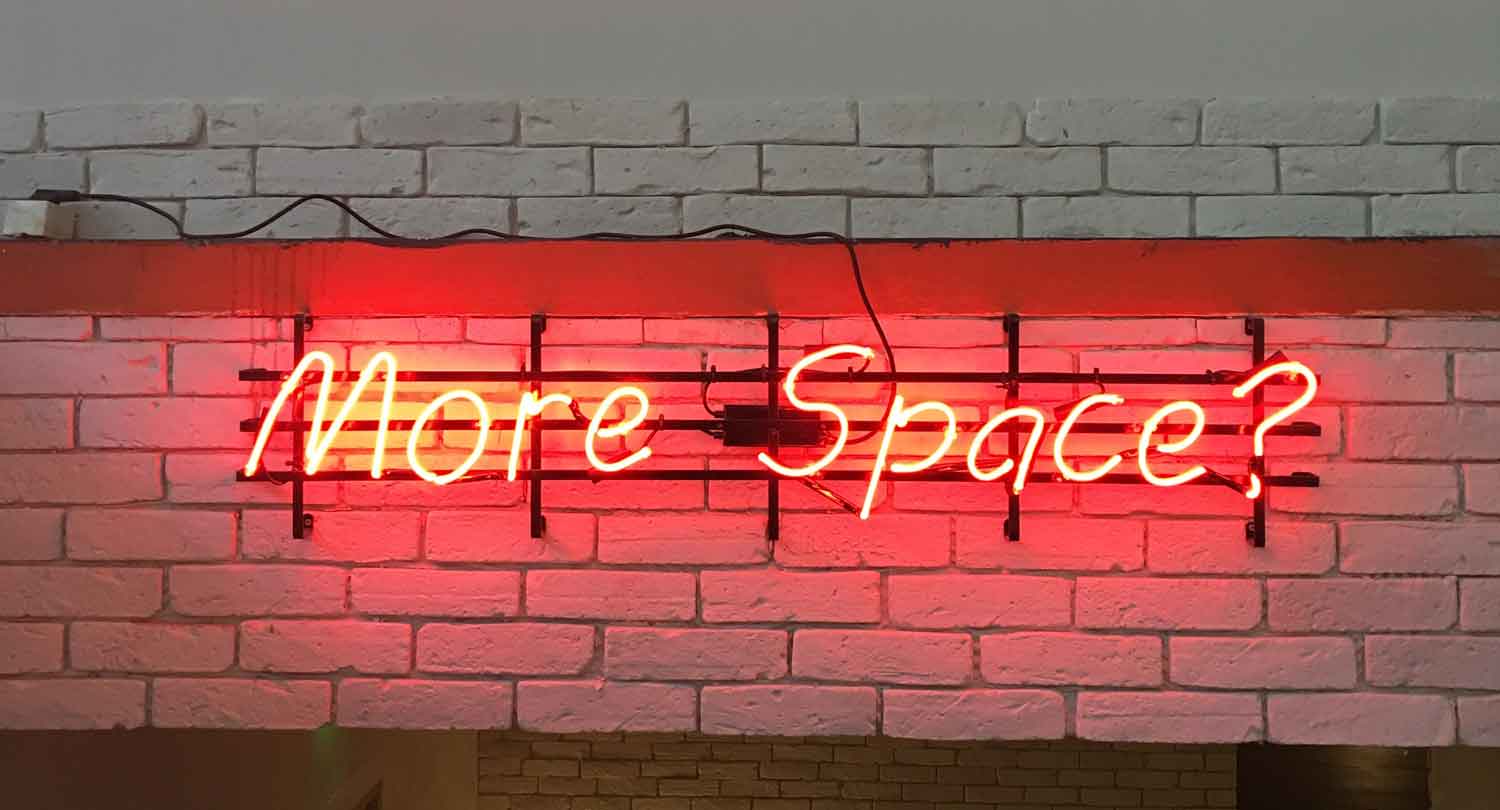 More Space Neon Sign