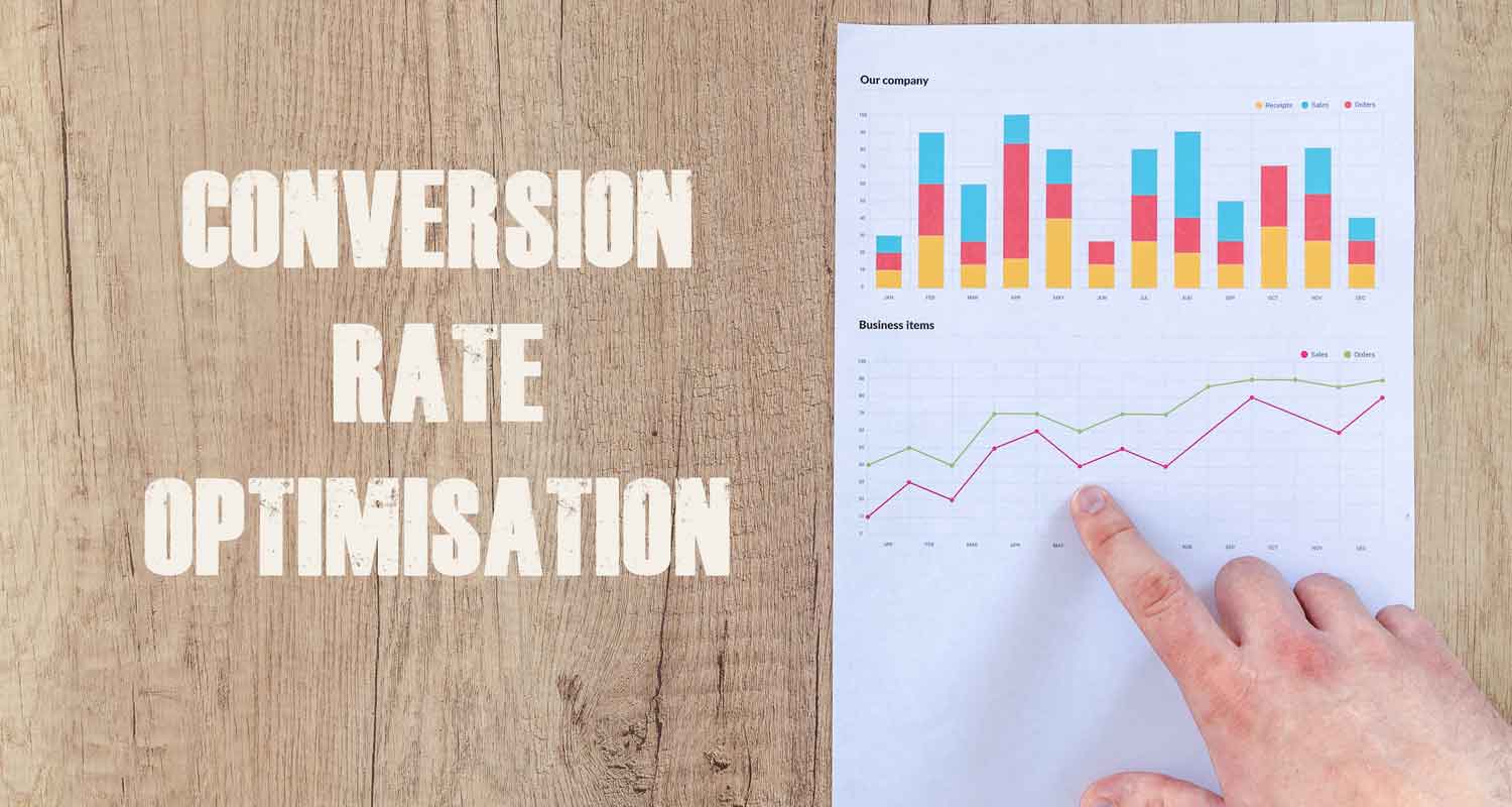 Chart showing successful conversion rate optimisation