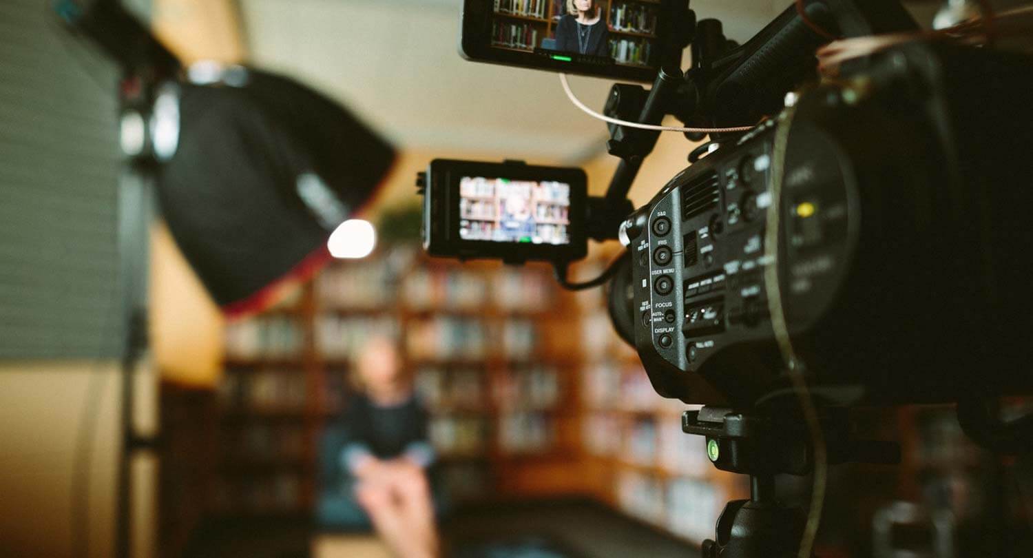 Film Crew creating video content