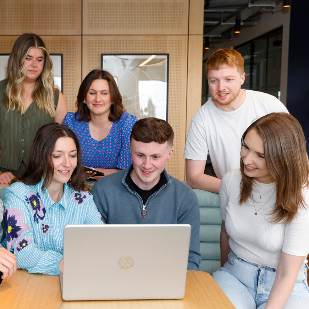 Wagada team working on social media