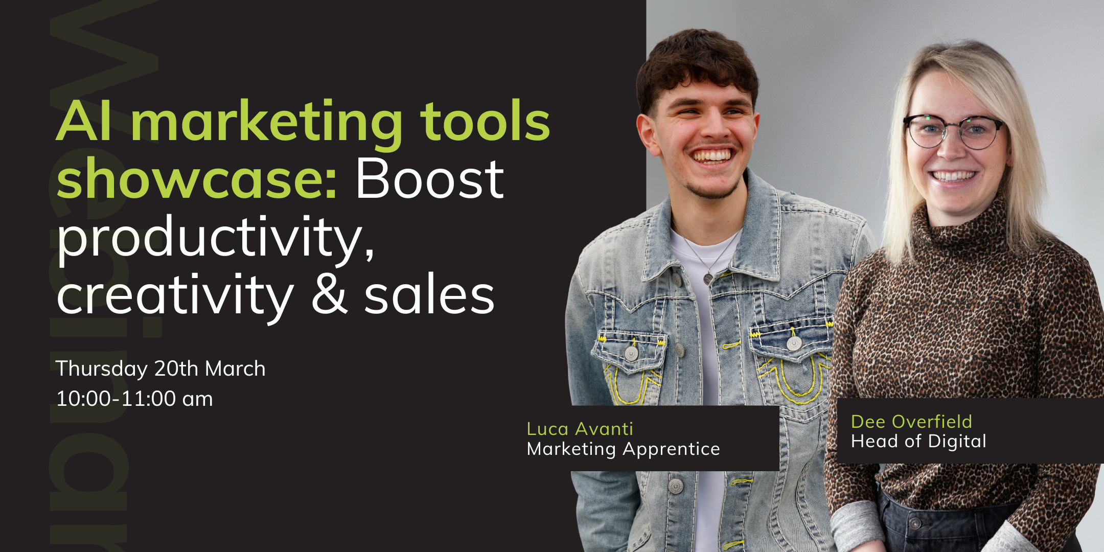 AI marketing tools showcase: Boost productivity, creativity & sales